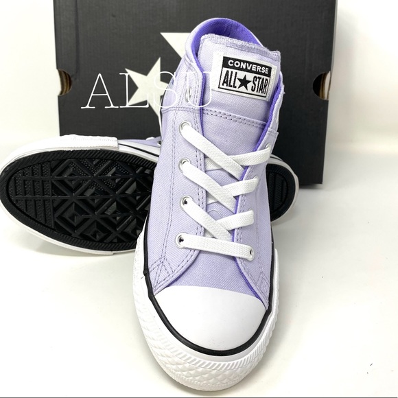 Converse Ctas Madison Mid Top Canvas Purple K/W - Picture 9 of 10